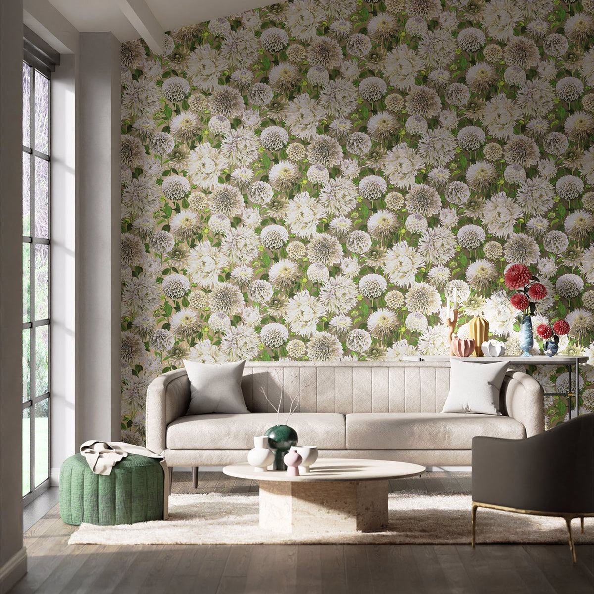 Dahlia - Sailcloth/Meadow/Gilver