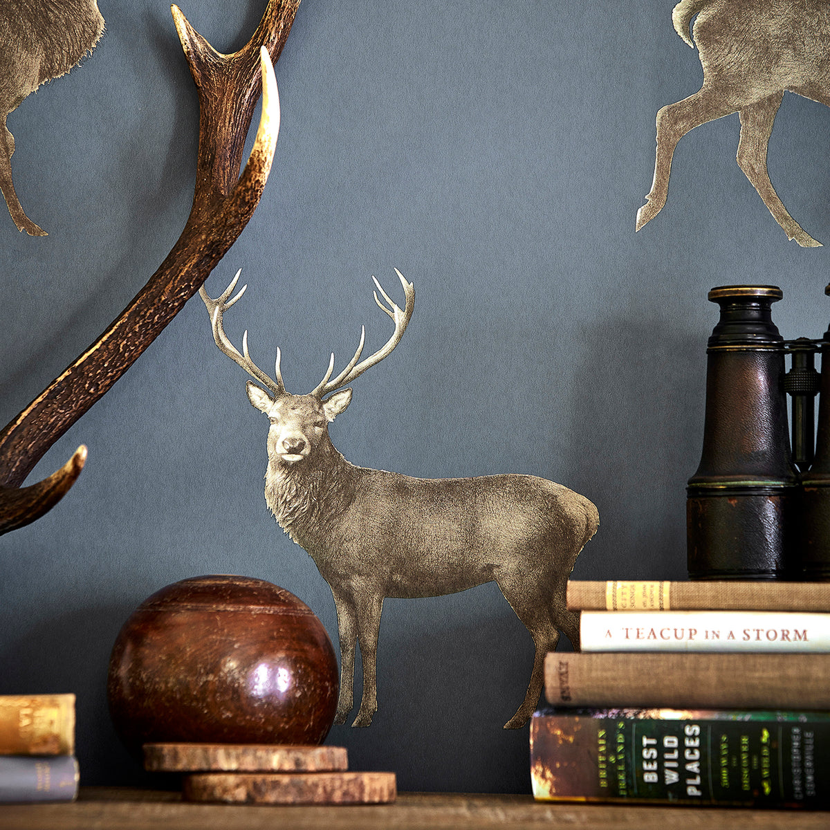Evesham Deer - Indigo