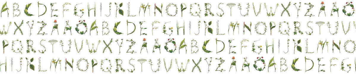 Floral Alphabet