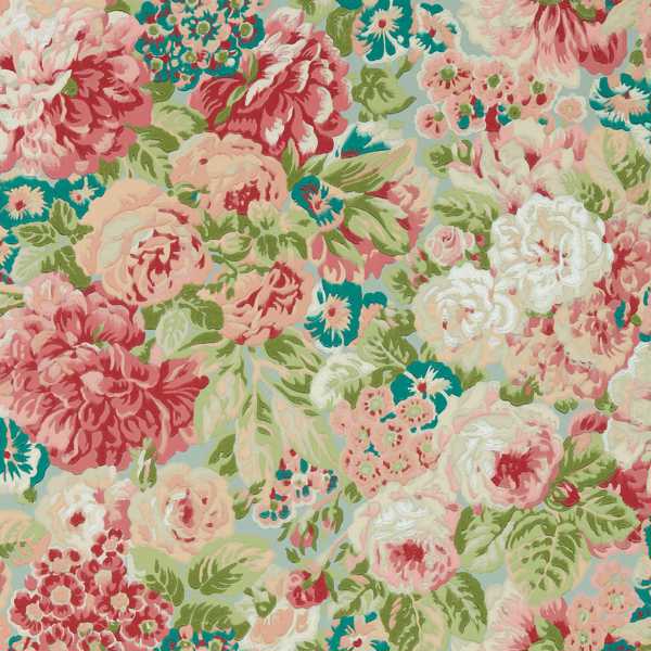 Rose and Peony - Blue Clay/Carmen
