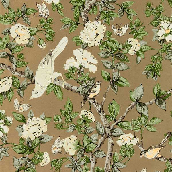 Caverley - Gold Metallic/Gardenia Green