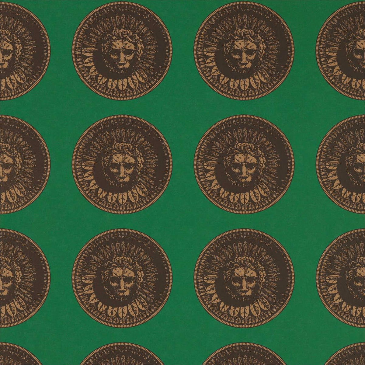 Medallion - Malachite/Gold