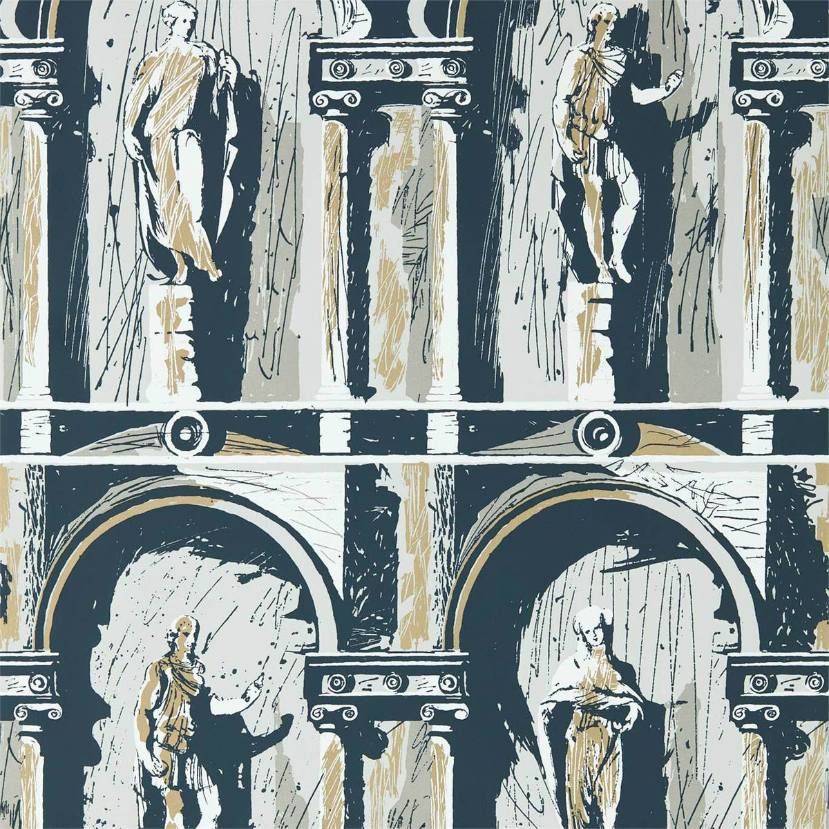 Montacute - Platinum Grey/Ink
