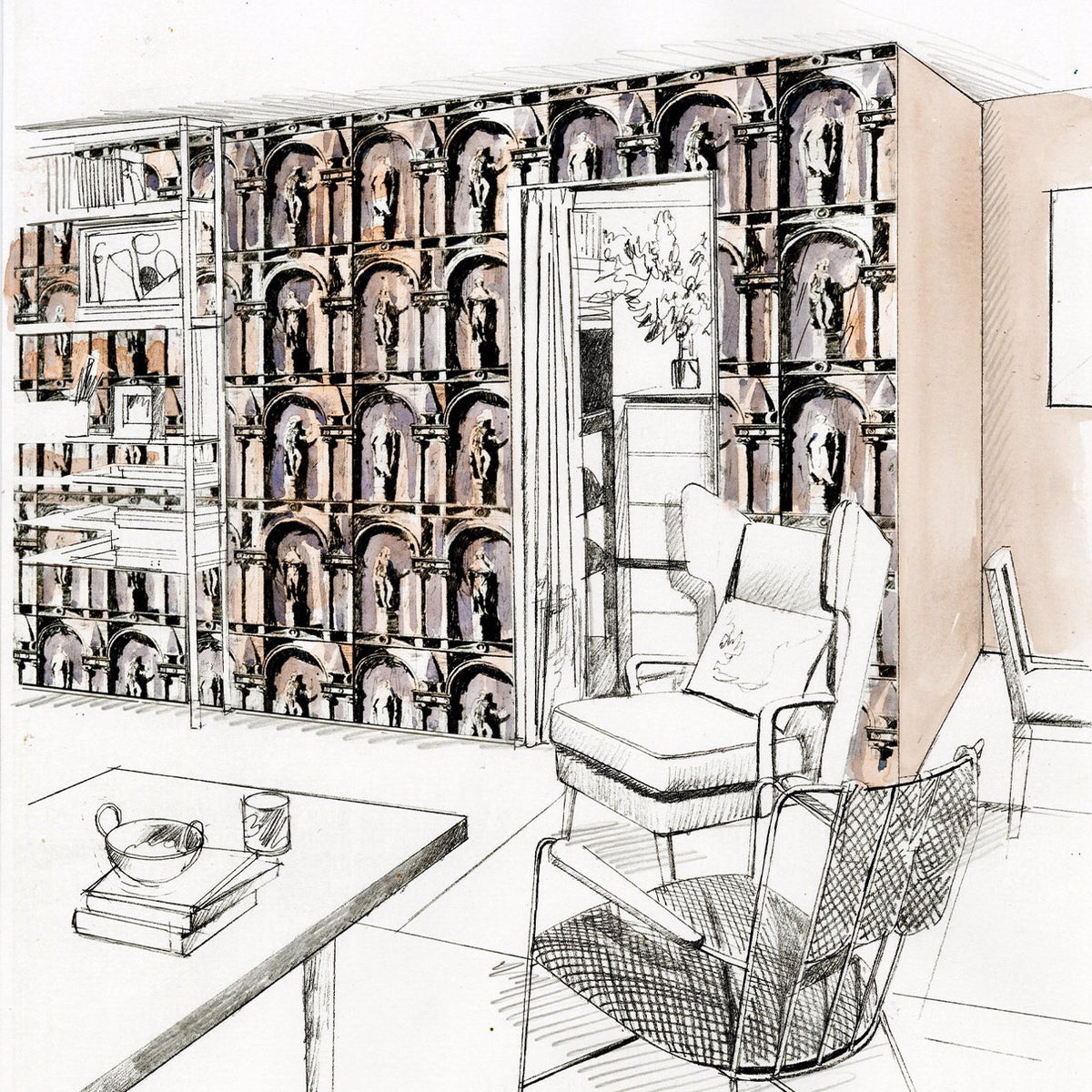 Montacute - Platinum Grey/Ink