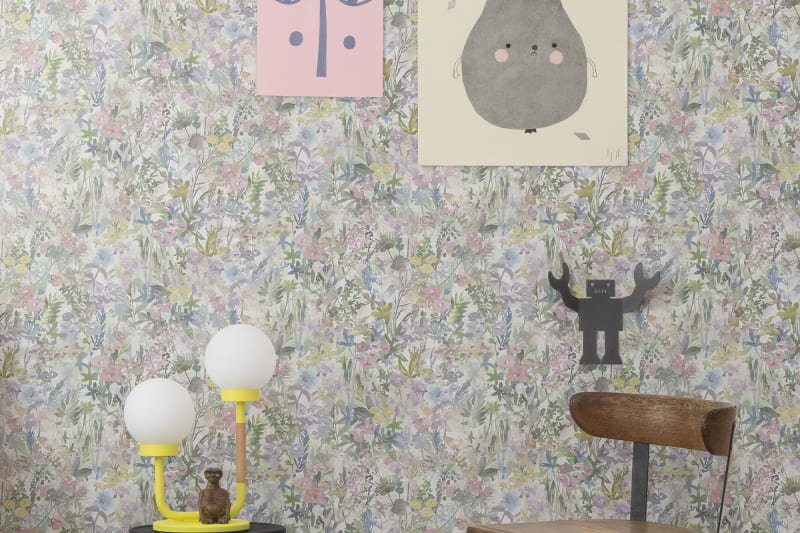 Poppy Meadow - Pastel