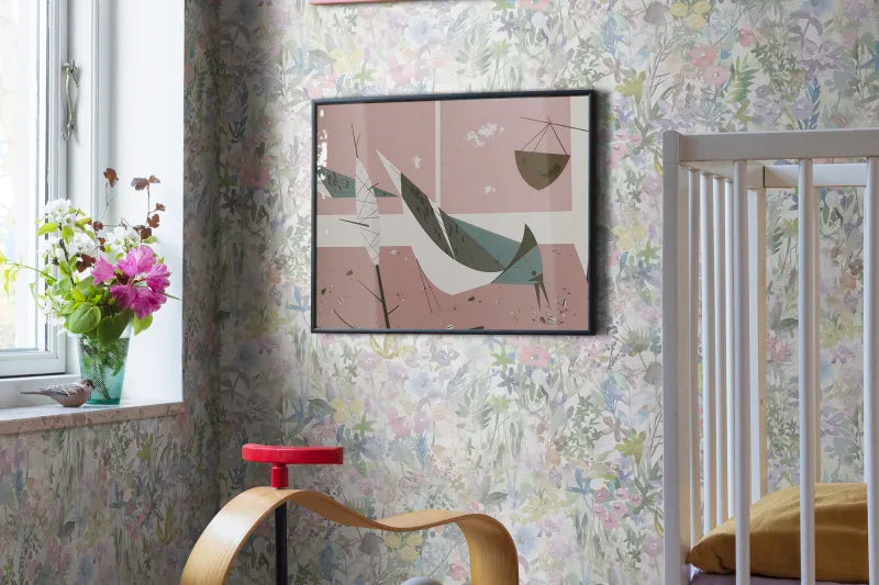 Poppy Meadow - Pastel