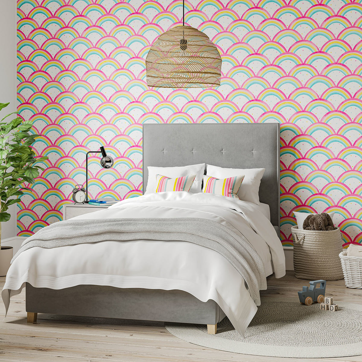 Rainbow Brights - Cherry/Blossom/Pineapple/Sky