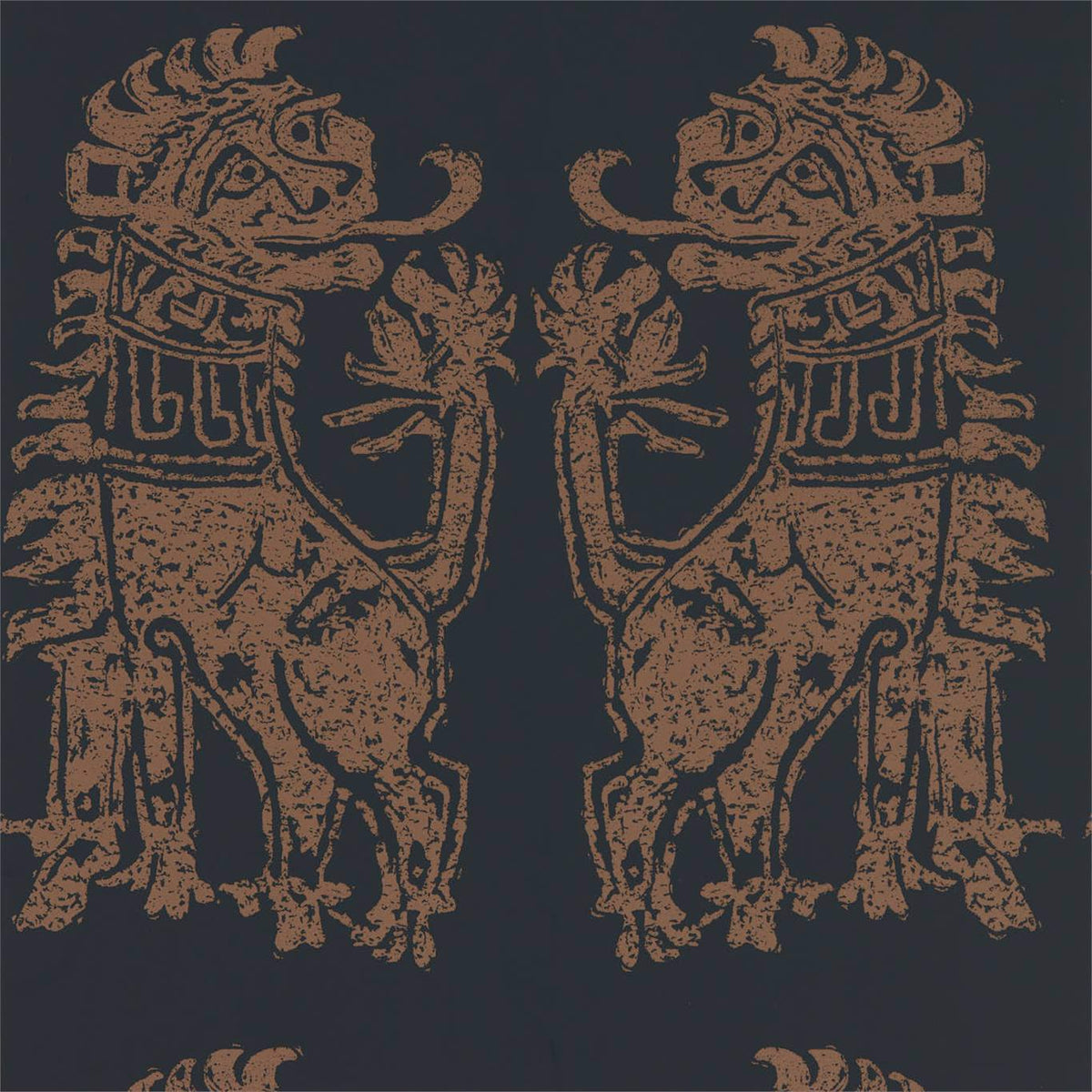Sicilian Lion - Bone Black/Copper