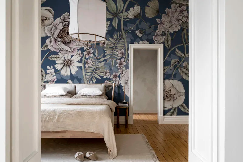 Spring Flower - Dark Blue