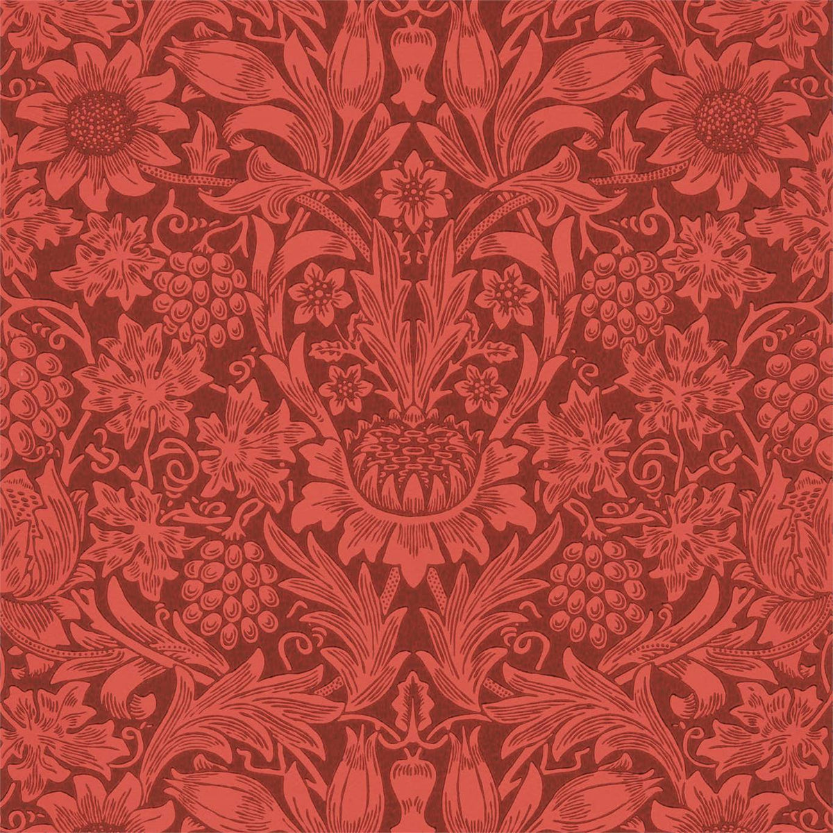 Sunflower - Chocolate/Red