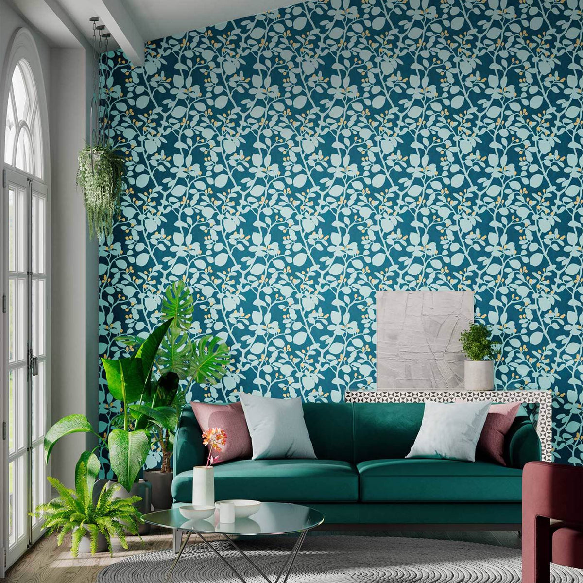 Ardisia - Amazonia/Teal/Gold