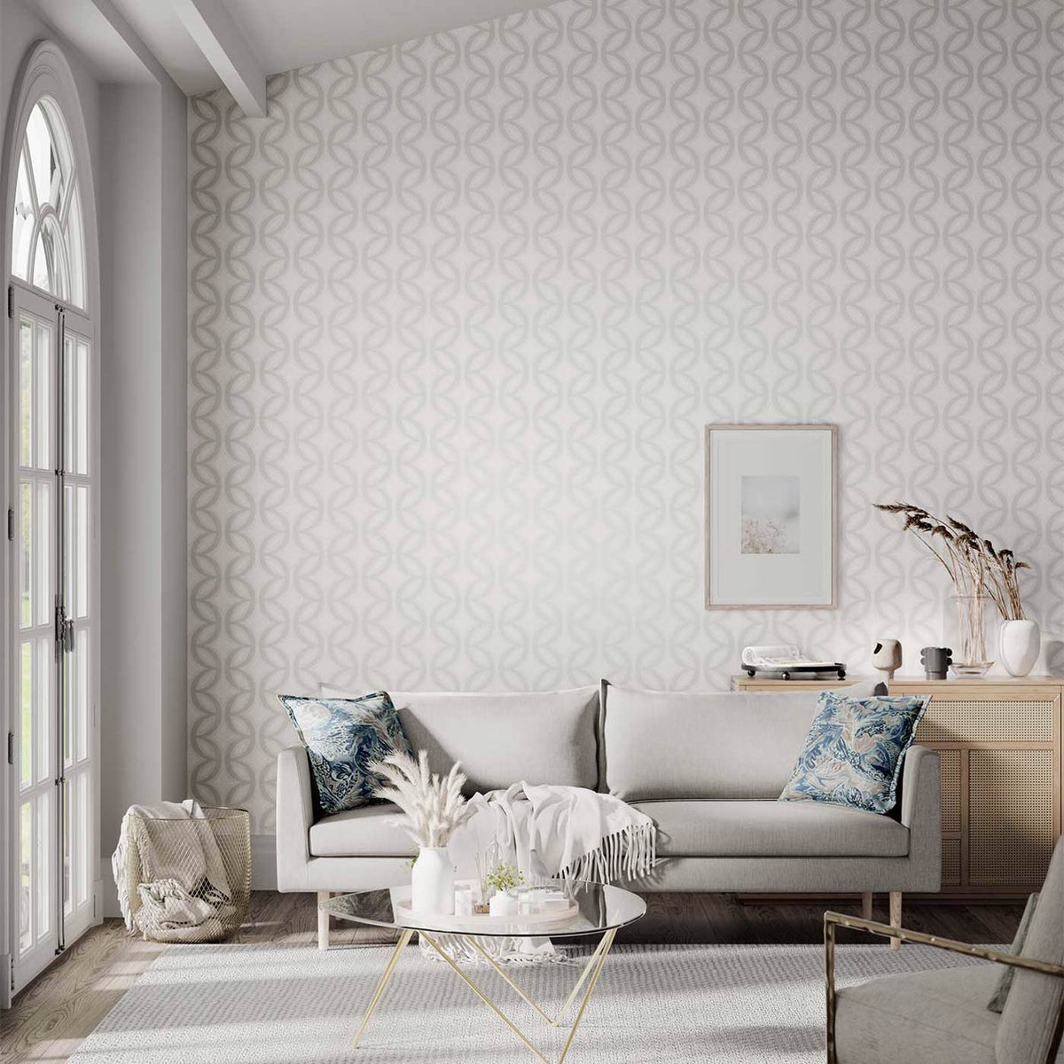 Caprice - Chalk Pearl and Silver